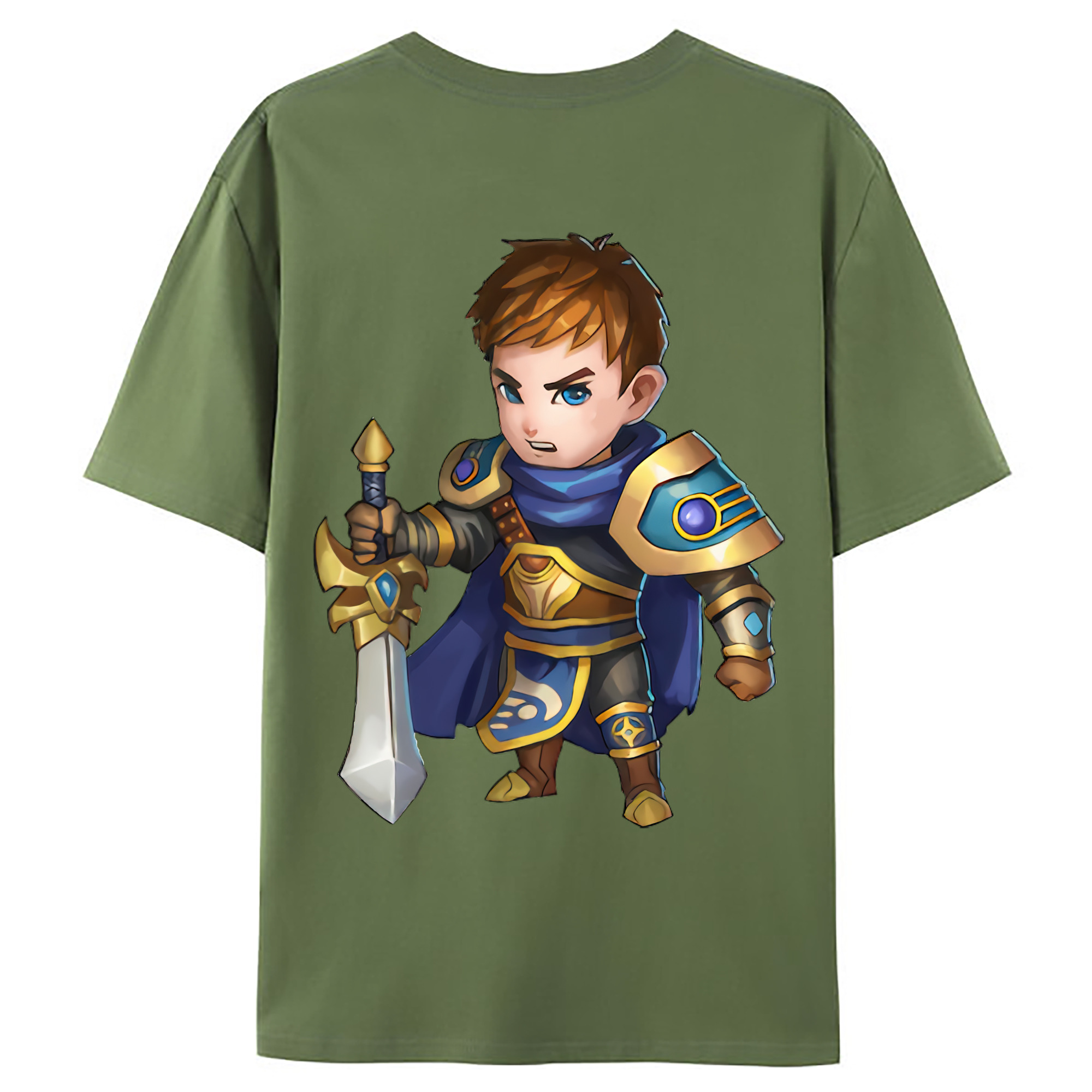 （画像用） リーグ・オブ・レジェンド League of Legends LOL 綿100％ メンズ半袖Tシャツ（バックプリント） 通気性